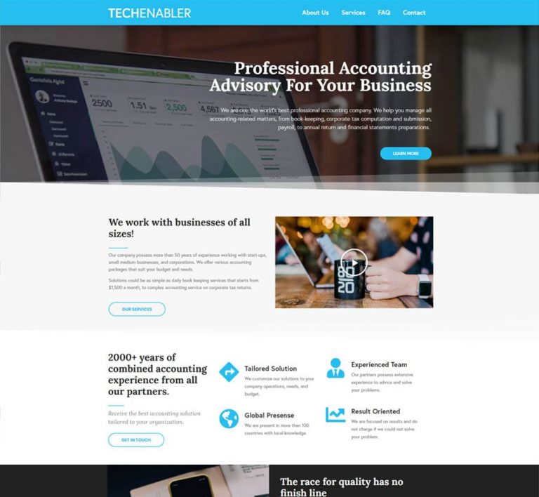 TechEnabler - Professional Accounting Template